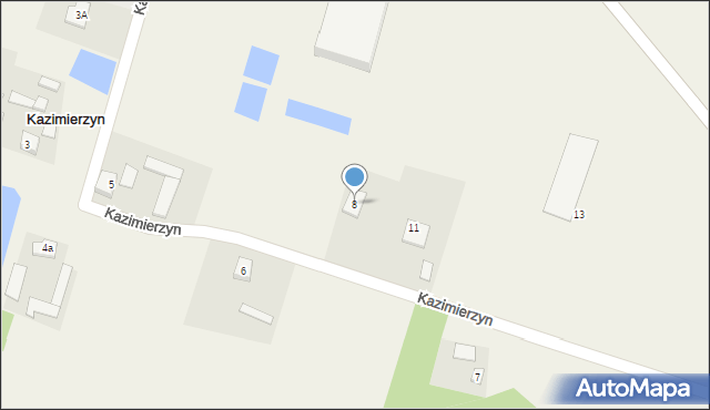 Kazimierzyn, Kazimierzyn, 8, mapa Kazimierzyn