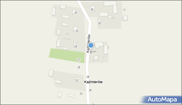 Kaźmierów, Kaźmierów, 30, mapa Kaźmierów