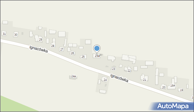 Kaźmierów, Kaźmierów, 23a, mapa Kaźmierów