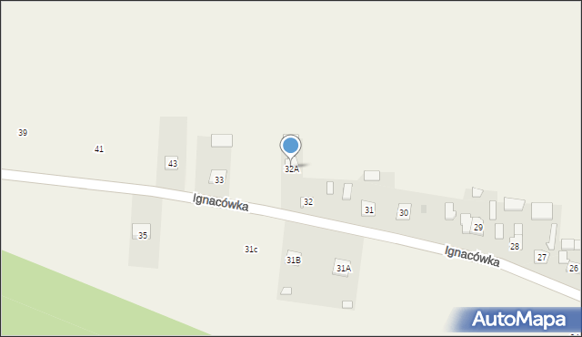 Kaźmierów, Kaźmierów, 32A, mapa Kaźmierów