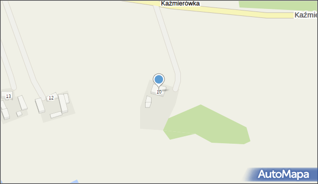 Kaźmierówka, Kaźmierówka, 10, mapa Kaźmierówka