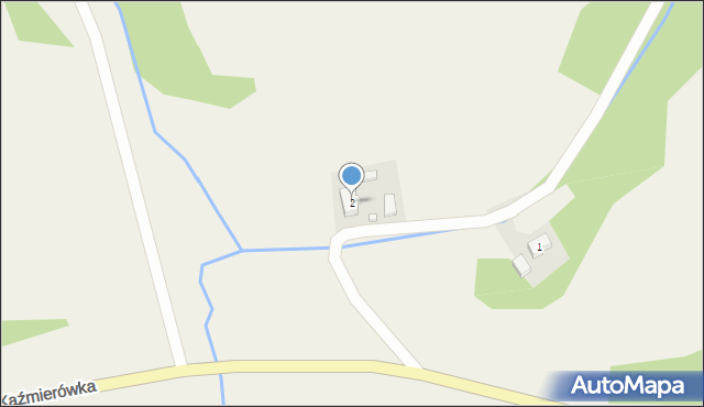 Kaźmierówka, Kaźmierówka, 2, mapa Kaźmierówka