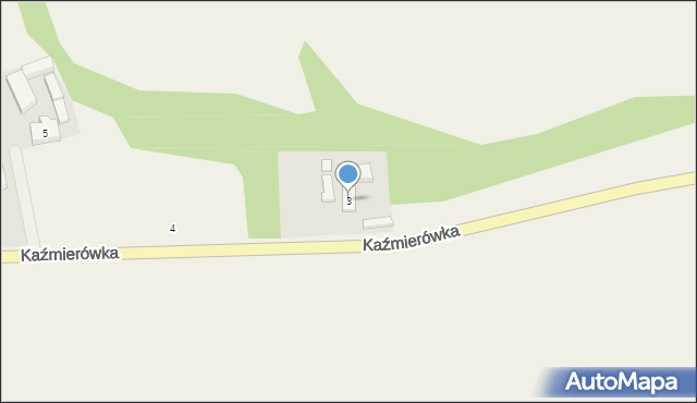 Kaźmierówka, Kaźmierówka, 3, mapa Kaźmierówka