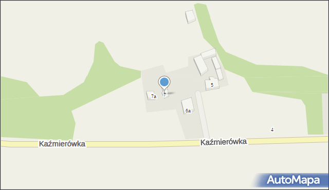 Kaźmierówka, Kaźmierówka, 7, mapa Kaźmierówka