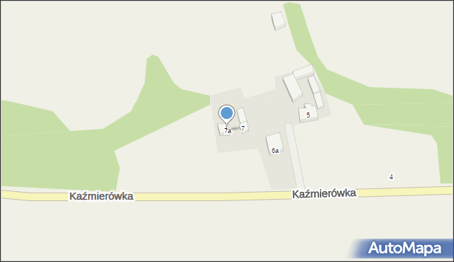 Kaźmierówka, Kaźmierówka, 7a, mapa Kaźmierówka