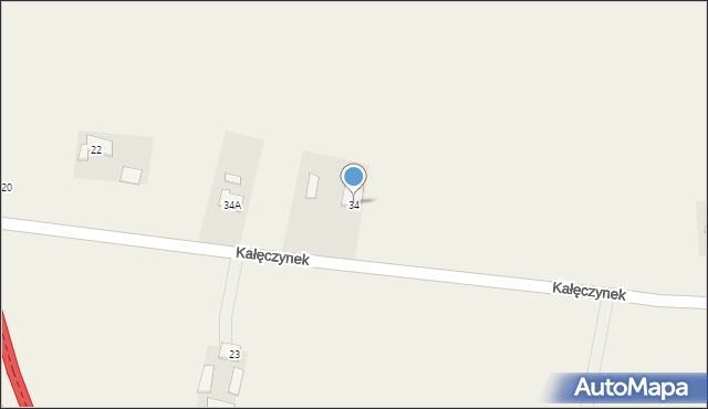 Kaźmierzewo, Kaźmierzewo, 34, mapa Kaźmierzewo