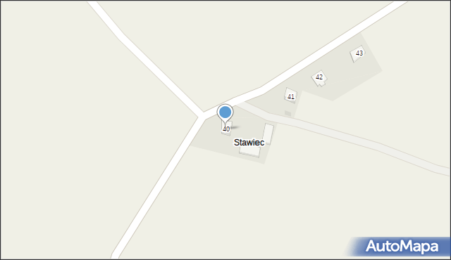 Kaźmierzewo, Kaźmierzewo, 40, mapa Kaźmierzewo