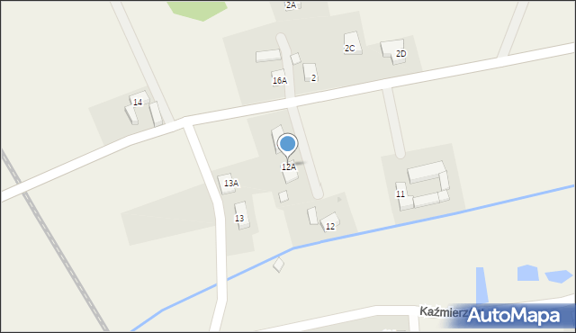 Kaźmierzów, Kaźmierzów, 12A, mapa Kaźmierzów