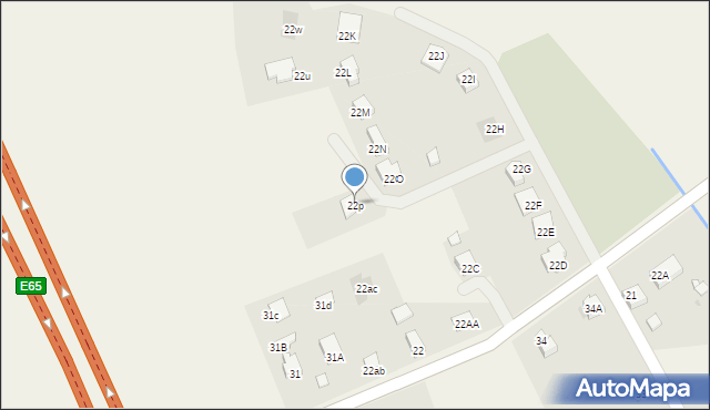 Kaźmierzów, Kaźmierzów, 22p, mapa Kaźmierzów