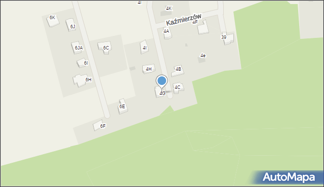 Kaźmierzów, Kaźmierzów, 4G, mapa Kaźmierzów
