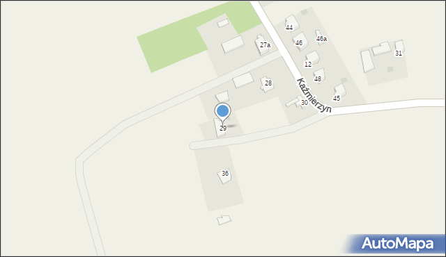 Kaźmierzyn, Kaźmierzyn, 29, mapa Kaźmierzyn