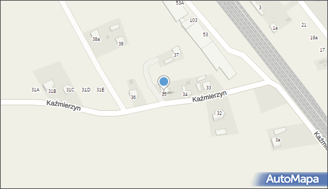 Kaźmierzyn, Kaźmierzyn, 35, mapa Kaźmierzyn