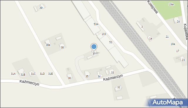 Kaźmierzyn, Kaźmierzyn, 37, mapa Kaźmierzyn