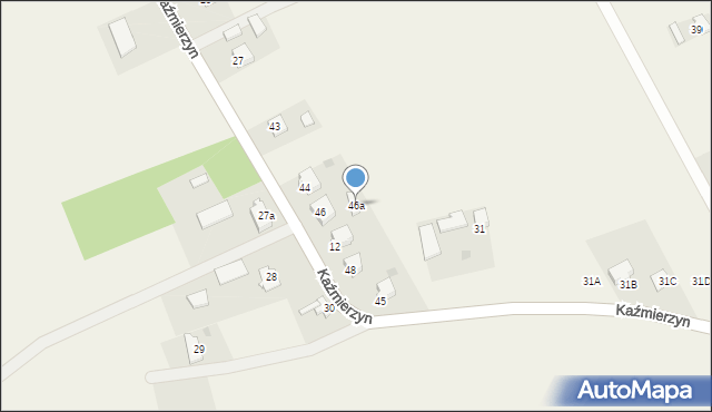 Kaźmierzyn, Kaźmierzyn, 46a, mapa Kaźmierzyn
