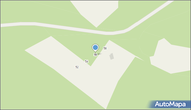 Kazub, Kazub, 56, mapa Kazub