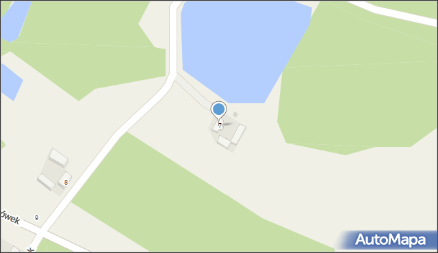 Kazubek, Kazubek, 7, mapa Kazubek