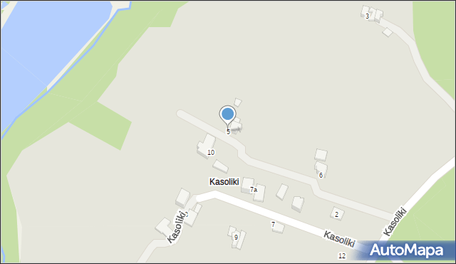 Kęty, Kasoliki, 5, mapa Kęty