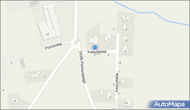 Kielno, Kaszubska, 2, mapa Kielno