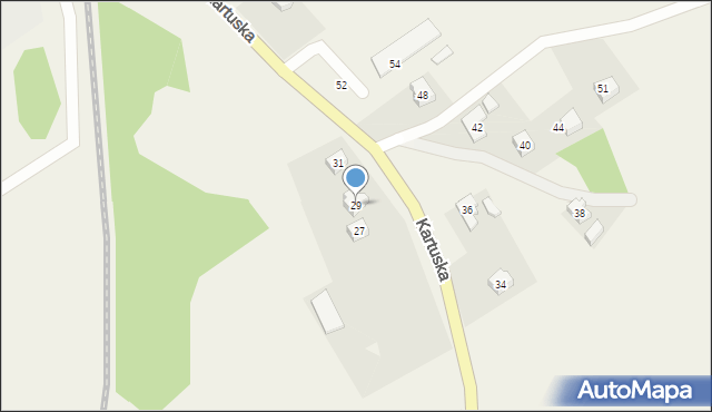 Kiełpino, Kartuska, 29, mapa Kiełpino