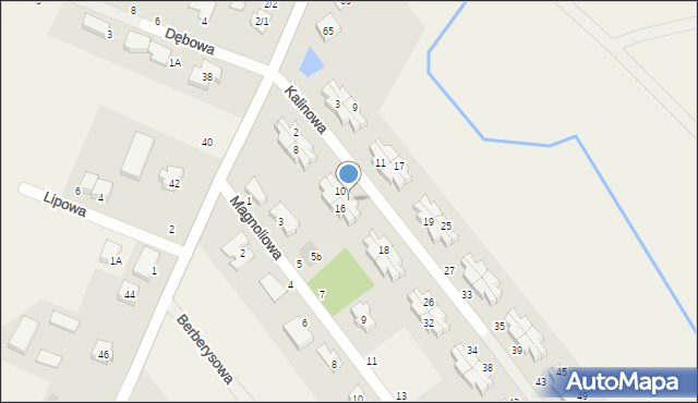 Kleszczewko, Kalinowa, 14, mapa Kleszczewko