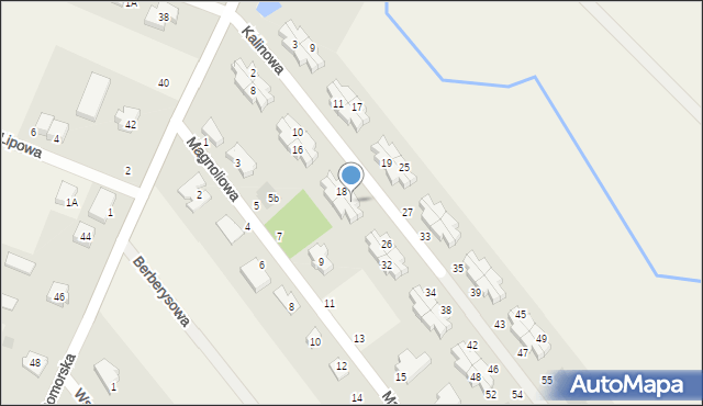 Kleszczewko, Kalinowa, 22, mapa Kleszczewko