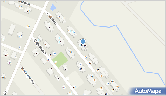 Kleszczewko, Kalinowa, 23, mapa Kleszczewko