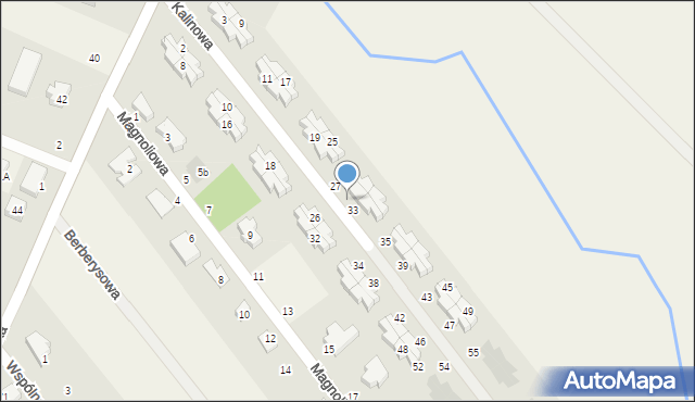Kleszczewko, Kalinowa, 31, mapa Kleszczewko