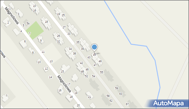 Kleszczewko, Kalinowa, 45, mapa Kleszczewko