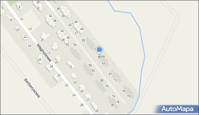 Kleszczewko, Kalinowa, 59, mapa Kleszczewko