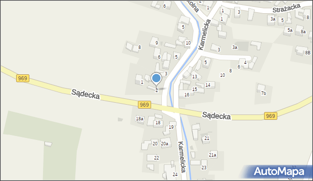 Kluszkowce, Karmelicka, 2, mapa Kluszkowce