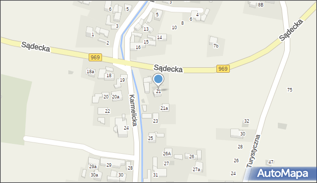 Kluszkowce, Karmelicka, 21, mapa Kluszkowce