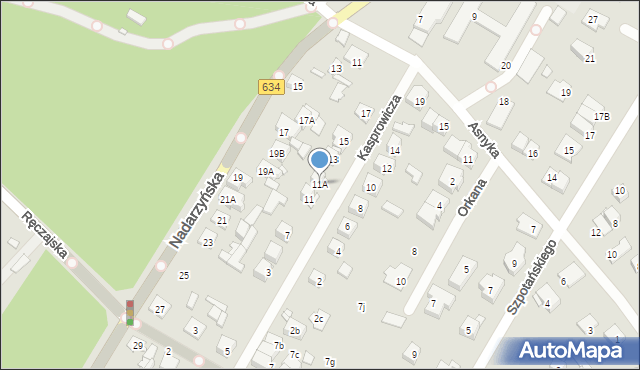 Kobyłka, Kasprowicza Jana, 11A, mapa Kobyłka