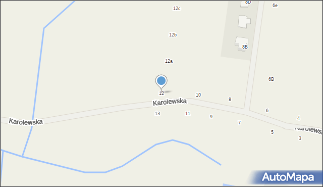 Kobylniki, Karolewska, 12, mapa Kobylniki