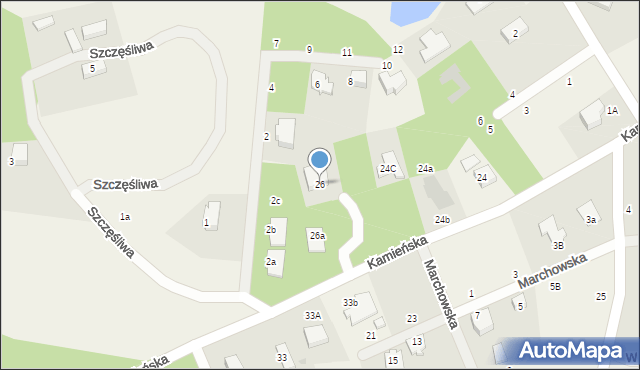 Koleczkowo, Kamieńska, 26, mapa Koleczkowo