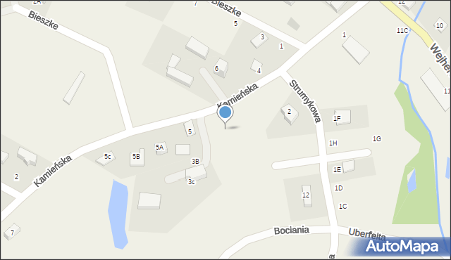 Koleczkowo, Kamieńska, 3a, mapa Koleczkowo