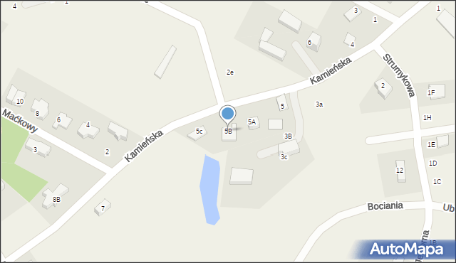 Koleczkowo, Kamieńska, 5B, mapa Koleczkowo