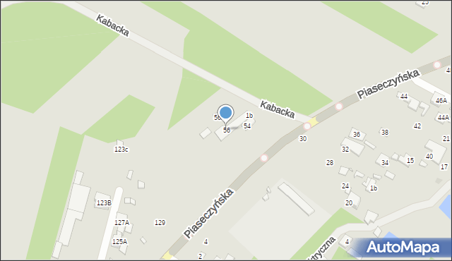 Konstancin-Jeziorna, Kabacka, 56, mapa Konstancin-Jeziorna