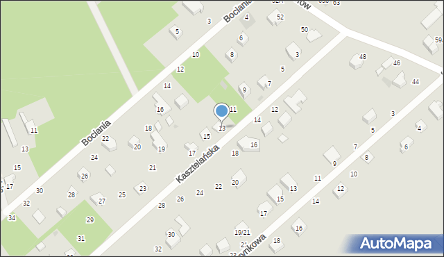 Konstantynów Łódzki, Kasztelańska, 13, mapa Konstantynów Łódzki