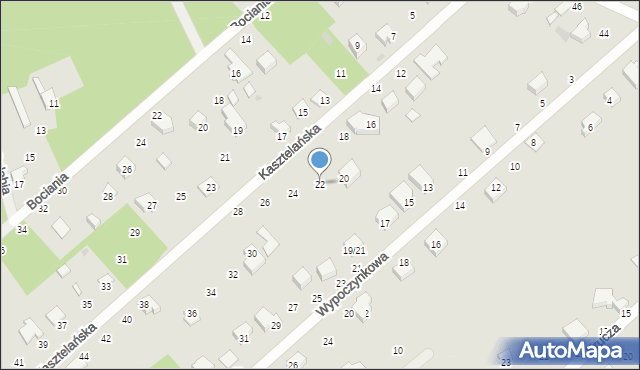 Konstantynów Łódzki, Kasztelańska, 22, mapa Konstantynów Łódzki