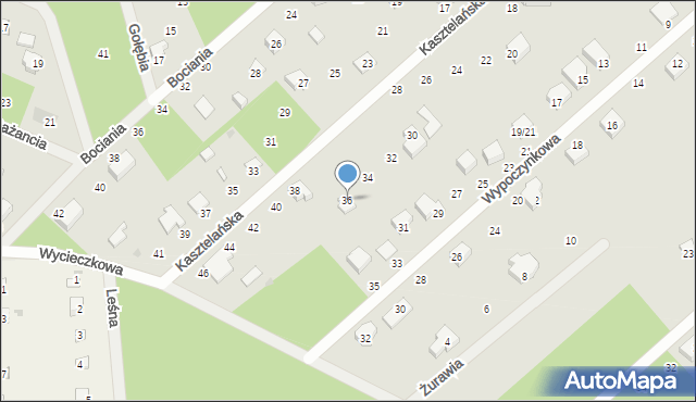 Konstantynów Łódzki, Kasztelańska, 36, mapa Konstantynów Łódzki