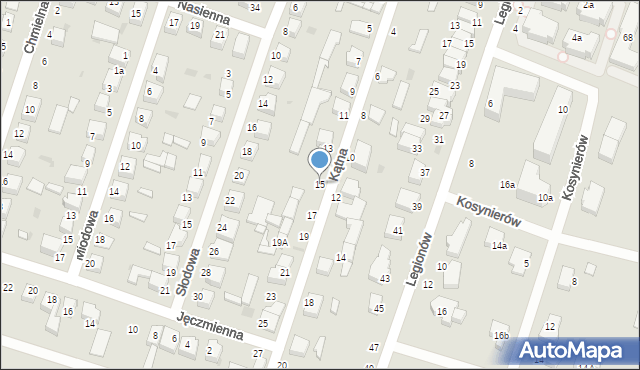 Konstantynów Łódzki, Kątna, 15, mapa Konstantynów Łódzki