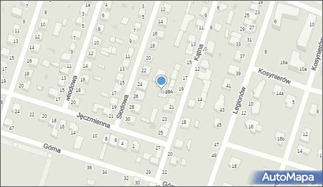 Konstantynów Łódzki, Kątna, 19B, mapa Konstantynów Łódzki