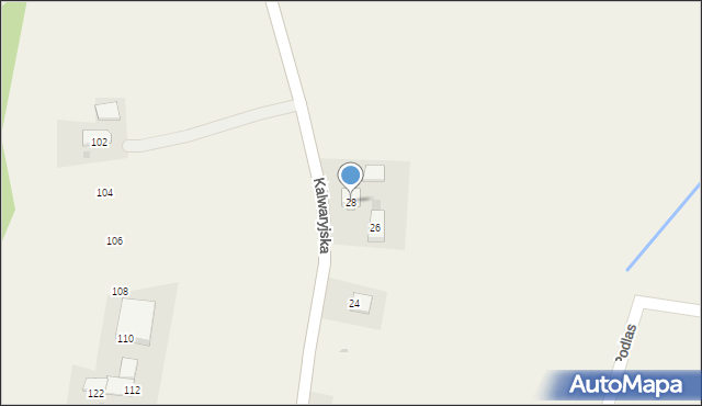 Kopytówka, Kalwaryjska, 28, mapa Kopytówka