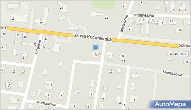 Koronowo, Kąkolowa, 19, mapa Koronowo