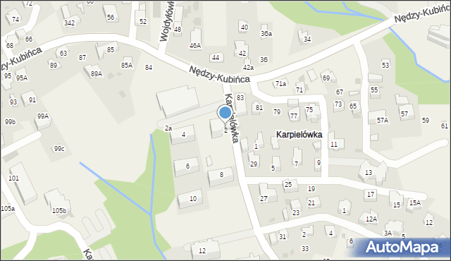 Kościelisko, Karpielówka, 2, mapa Kościelisko