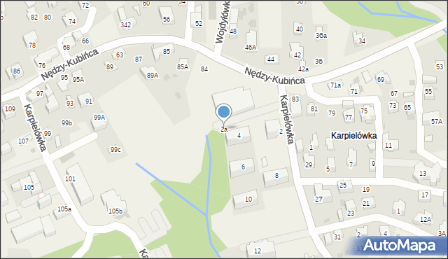 Kościelisko, Karpielówka, 2a, mapa Kościelisko