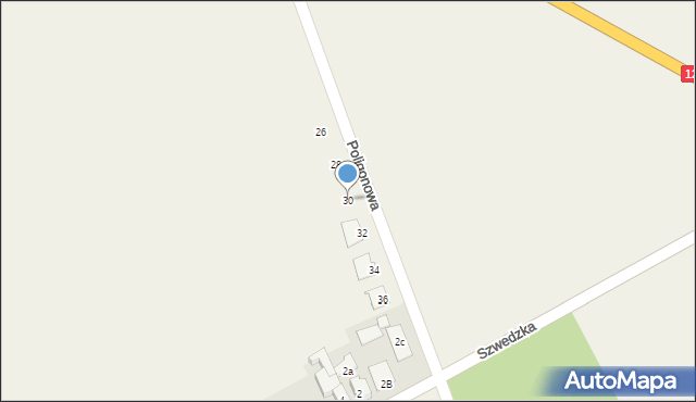 Kościelna Wieś, Kaliska, 30, mapa Kościelna Wieś