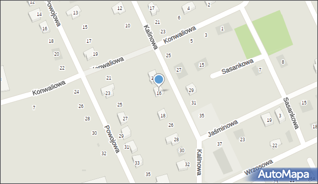 Kościerzyna, Kalinowa, 22, mapa Kościerzyna