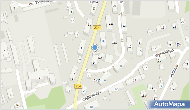 Kościerzyna, Kartuska, 14a, mapa Kościerzyna