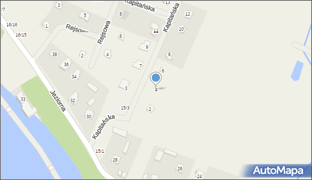 Koszelówka, Kapitańska, 4, mapa Koszelówka